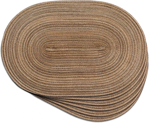 Oval braided placemats 12x17 - oval,
