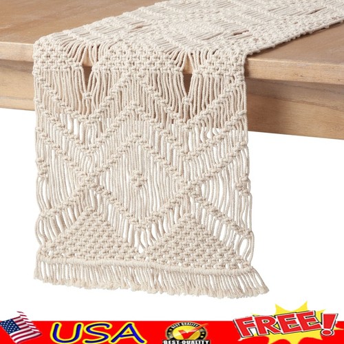Macrame table runner - macrame,