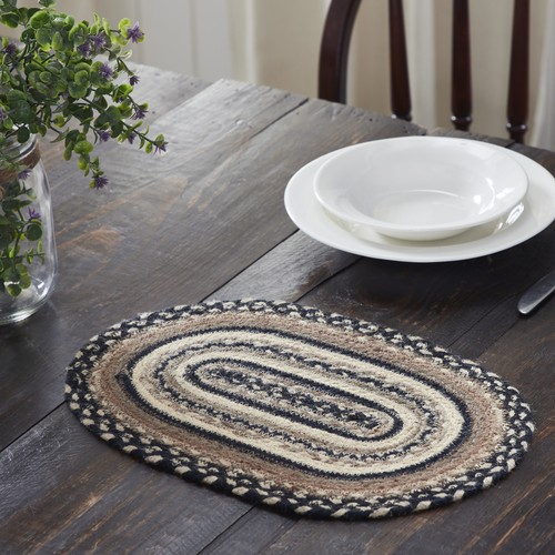 Placemat sawyer mill charcoal - mill,