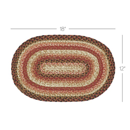 Placemat ginger spice jute - ginger,