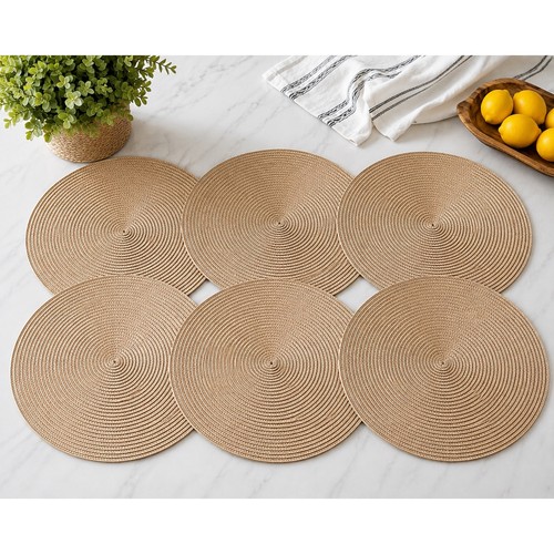 Set round woven braided - 6,