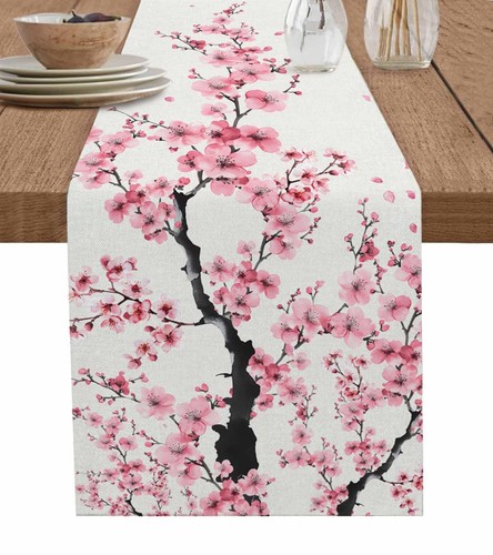 Cherry blossom table runner - blossom,