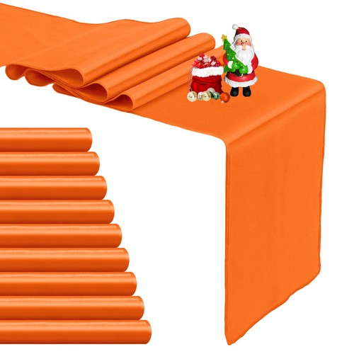 Pcs orange satin - pcs, table