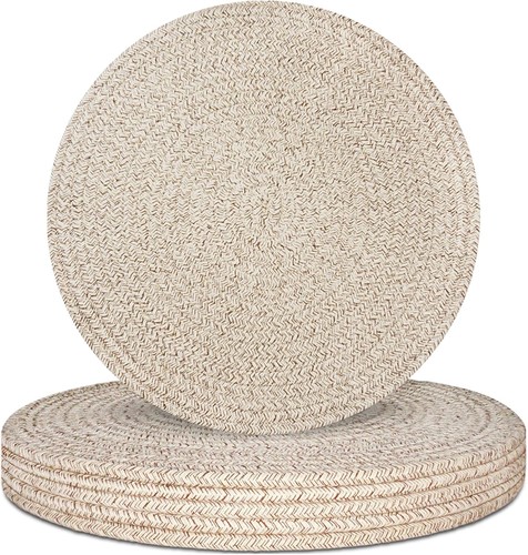 Round placemats set 6 - placemats,
