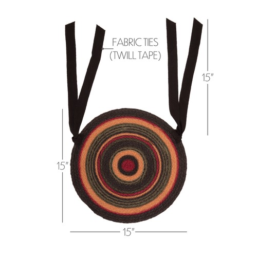 Rustic chair pad set - pad,