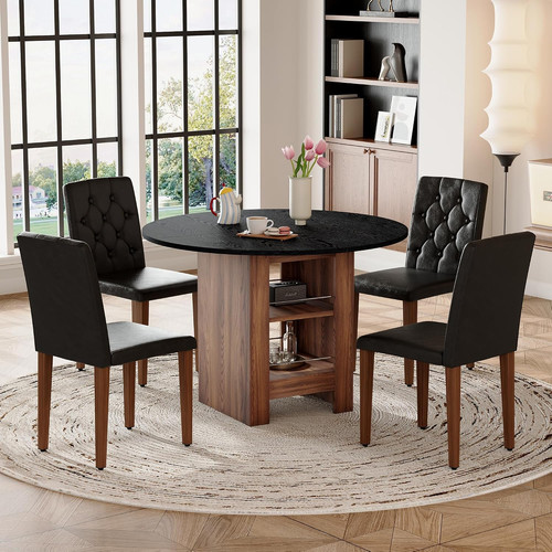 Round dining table set - set, for