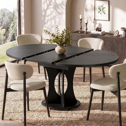 Extendable round dining - extendable,